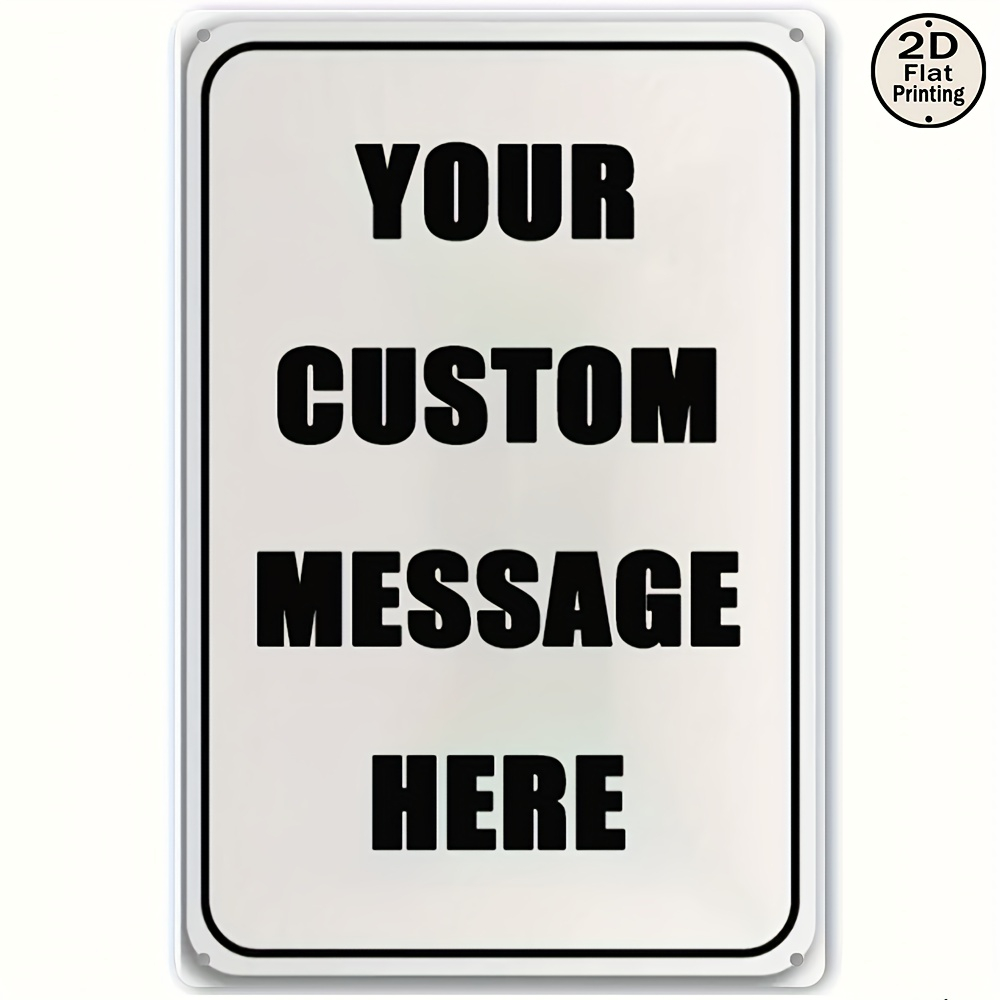 Custom Metal Tin Sign Personal - đánh giá và giá Company Profile Printing