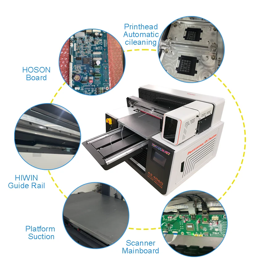 Small A2 Flatbed UV Dtf Inkjet - đánh giá và giá Dtf Printer Machine