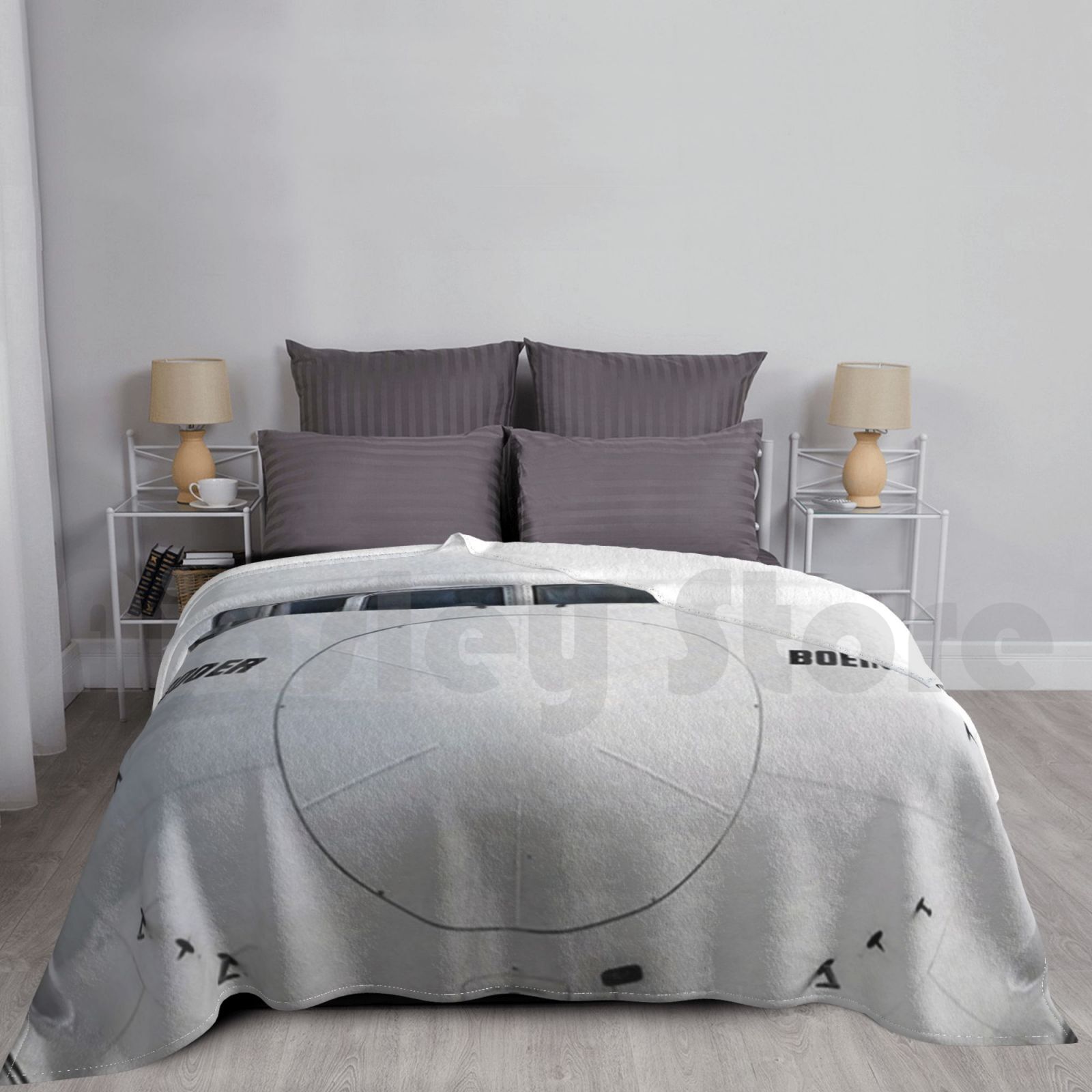 Boeing 777 Nose View Blanket F - đánh giá và giá Commercial Fabric Printing