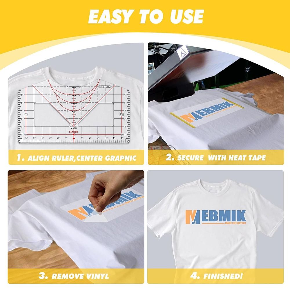 Tshirt Ruler Guide for Vinyl A - đánh giá và giá Commercial Printing Press