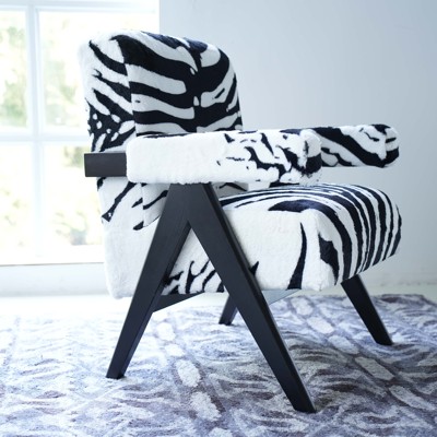 Cow Print Accent Chair  Tufted - đánh giá và giá Commercial Fabric Printing